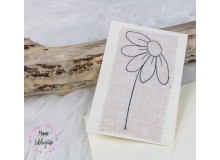 Stickmuster Gänseblümchen Doodle